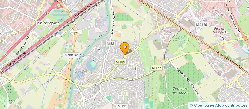 localisation de l'entreprise ESPACE BOX à LATTES