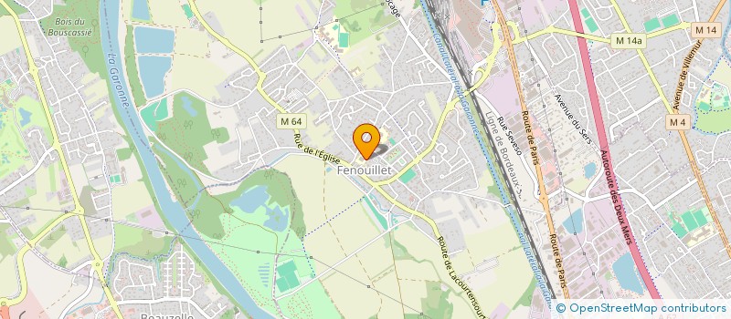 localisation de l'entreprise ESPACE BRAHMS  FENOUILLET