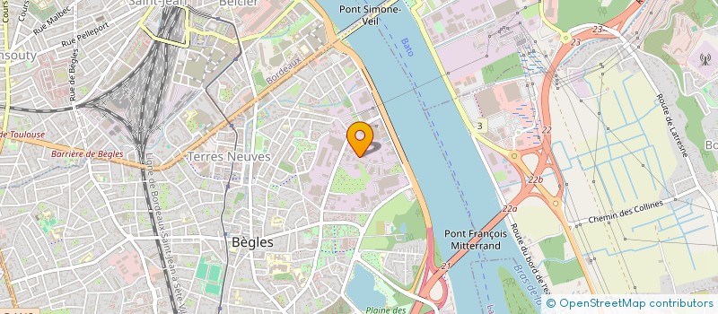 localisation de l'entreprise ESPACE BREL à BEGLES
