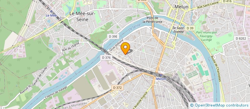 localisation de l'entreprise ESPACE BTP à DAMMARIE-LES-LYS