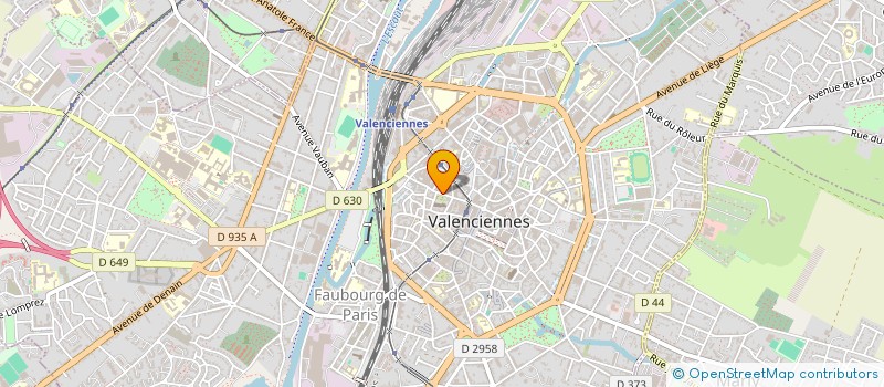 localisation de l'entreprise ESPACE BUREAUTIQUE à VALENCIENNES