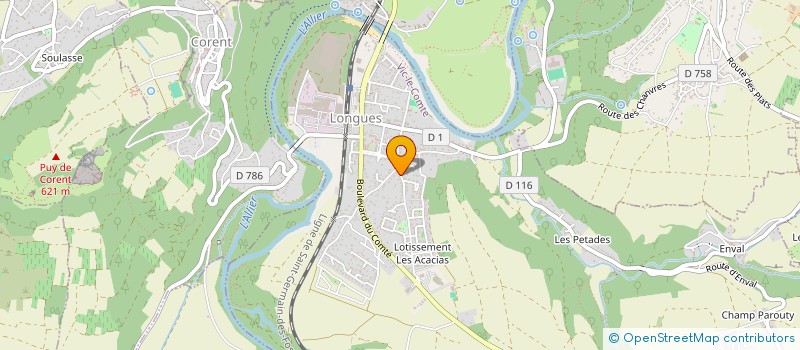 localisation de l'entreprise ESPACE BUSINESS à VIC-LE-COMTE