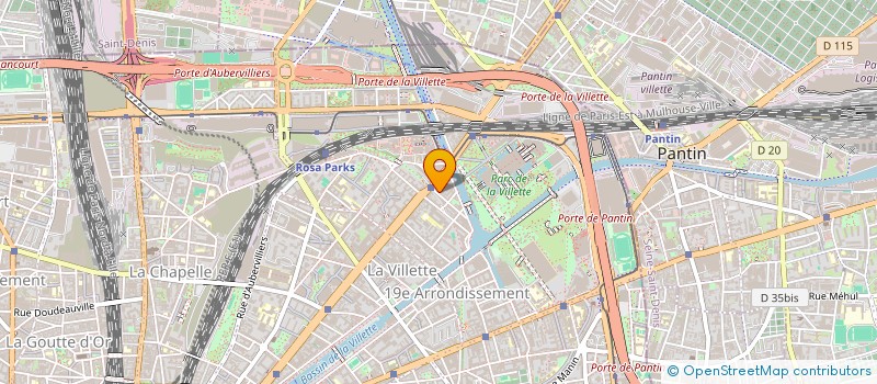 localisation de l'entreprise ESPACE CACHER  PARIS