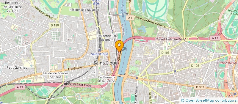 localisation de l'entreprise ESPACE CAFET' à SAINT CLOUD