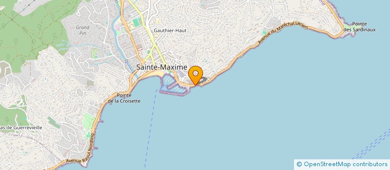 localisation de l'entreprise ESPACE CALLITHEA à SAINTE-MAXIME
