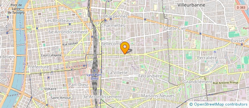 localisation de l'entreprise ESPACE-CAMERA  LYON