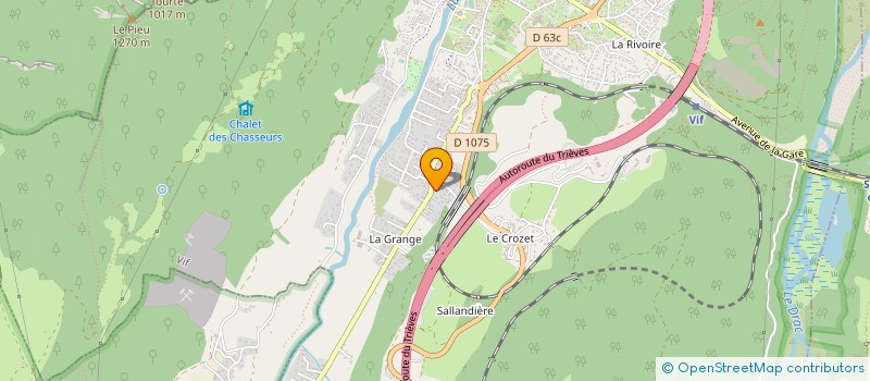 localisation de l'entreprise ESPACE CAMINITI  VIF