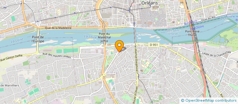 localisation de l'entreprise ESPACE CANAL EVENEMENTS à ORLEANS