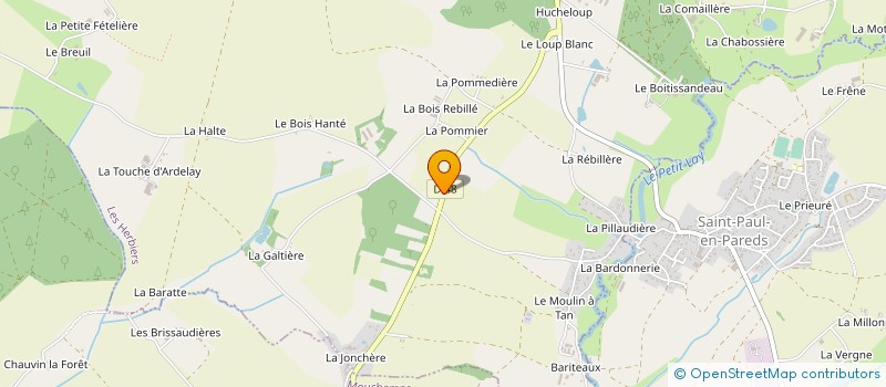 localisation de l'entreprise ESPACE CANIN AURELIEN  LES HERBIERS