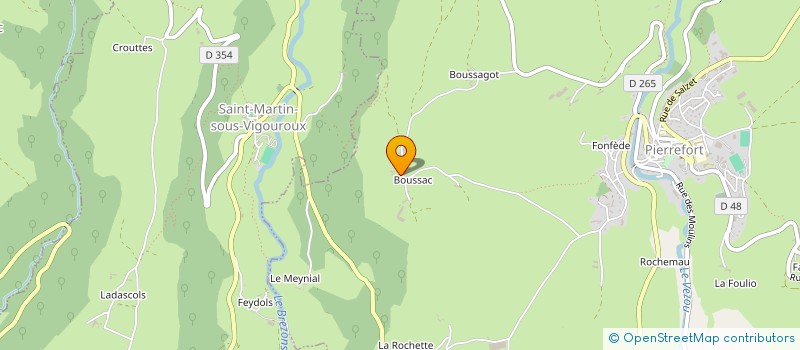 localisation de l'entreprise ESPACE CANTAL à SAINTE-MARIE
