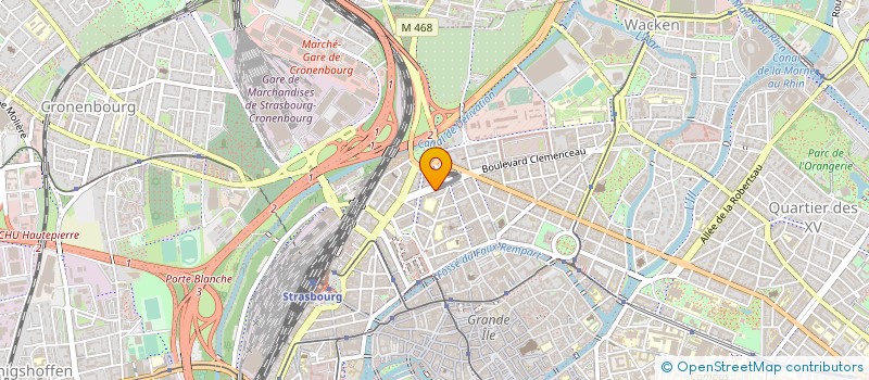 localisation de l'entreprise ESPACE CAR à STRASBOURG