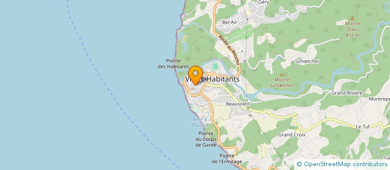 localisation de l'entreprise ESPACE CARAIBES à VIEUX-HABITANTS