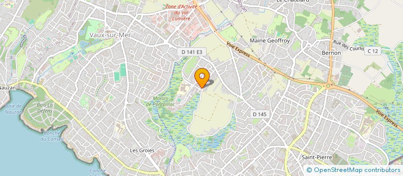 localisation de l'entreprise ESPACE CARAVANING  SAINT-SULPICE-DE-ROYAN