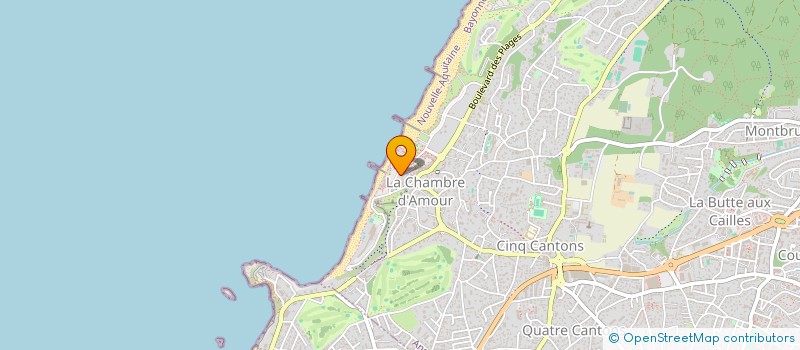 localisation de l'entreprise ESPACE CARRE  ANGLET