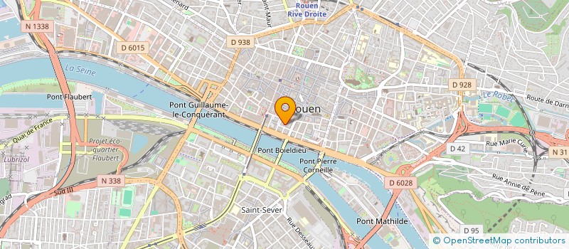 localisation de l'entreprise ESPACE CB à ROUEN