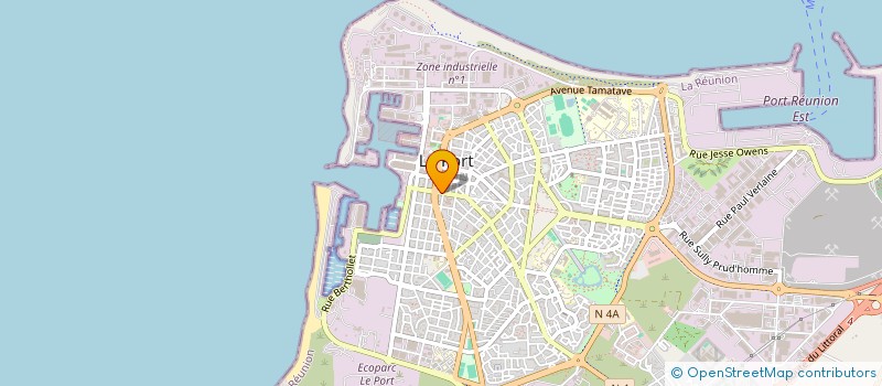 localisation de l'entreprise ESPACE CENTER à LE PORT