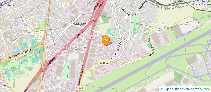 localisation de l'entreprise ESPACE CENTURY à WISSOUS