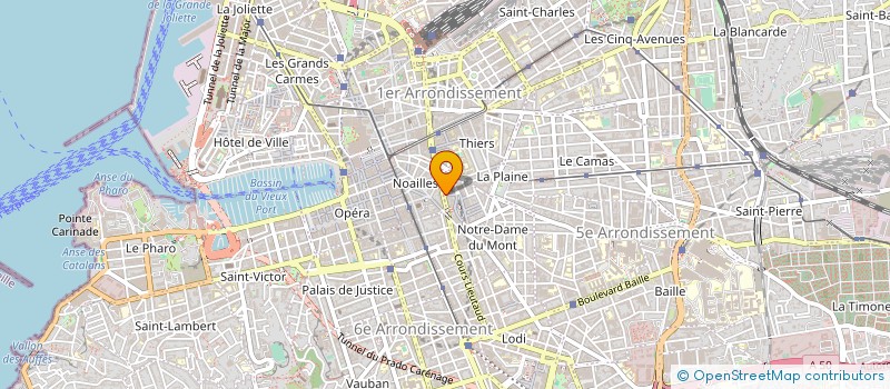 localisation de l'entreprise ESPACE CERAM' SARL à MARSEILLE