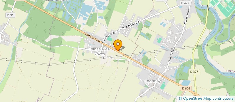 localisation de l'entreprise ESPACE CHAUFFAGE - AURELIEN  EPINEAU-LES-VOVES