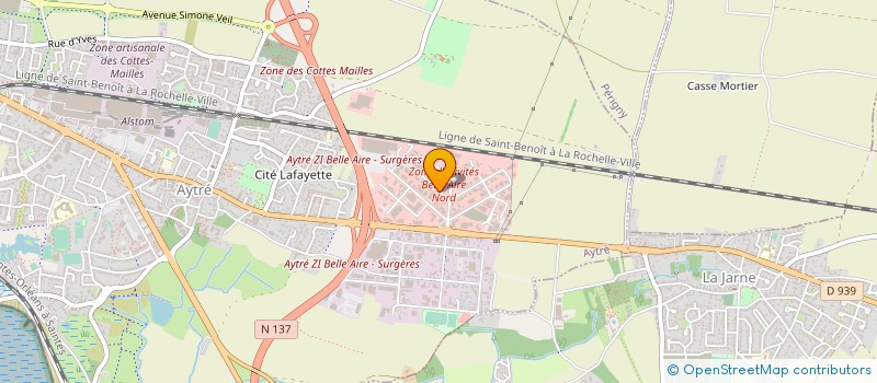 localisation de l'entreprise ESPACE CHEMINEE PRIVILEGE  AYTRE