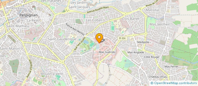 localisation de l'entreprise ESPACE CHEMINEES 66 à CABESTANY