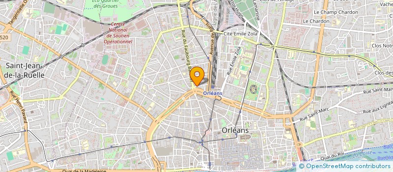 localisation de l'entreprise ESPACE CHG  ORLEANS