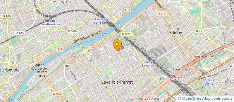 localisation de l'entreprise ESPACE CHIC à LEVALLOIS-PERRET