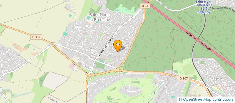 localisation de l'entreprise ESPACE CHRISTINE JEAN  SAINT-NOM-LA-BRETECHE