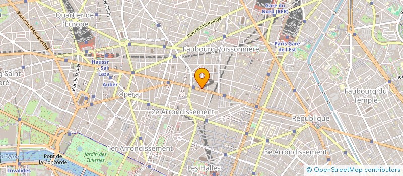 localisation de l'entreprise ESPACE CINEMA PLUS à PARIS