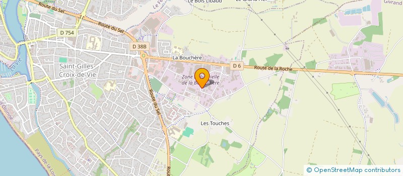 localisation de l'entreprise ESPACE & CLARTE à SAINT-GILLES-CROIX-DE-VIE
