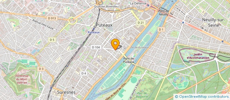 localisation de l'entreprise ESPACE CLEMENT à PUTEAUX
