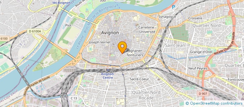 localisation de l'entreprise ESPACE CLINIQUE RECHERCHES PSY ET FORMAT à AVIGNON
