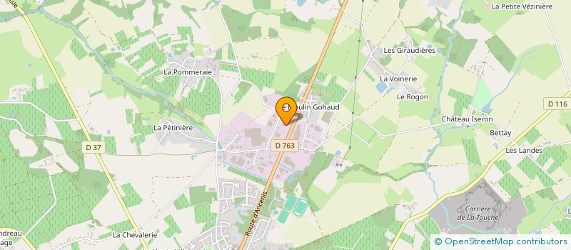 localisation de l'entreprise ESPACE CLOTURE OUEST à VALLET