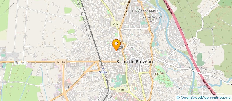 localisation de l'entreprise ESPACE COIFFURE à SALON-DE-PROVENCE