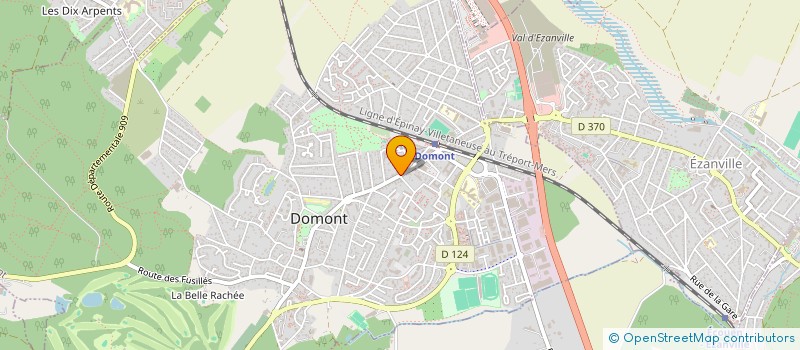 localisation de l'entreprise ESPACE COIFFURE DT  DOMONT