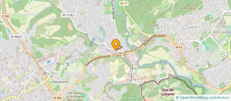 localisation de l'entreprise ESPACE COLLABORATIF AGROPOLIS  MONTFERRIER-SUR-LEZ