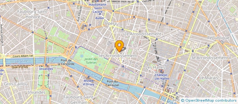 localisation de l'entreprise ESPACE COM à PARIS