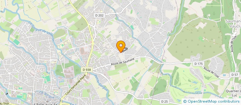 localisation de l'entreprise ESPACE COM  L'ISLE-SUR-LA-SORGUE