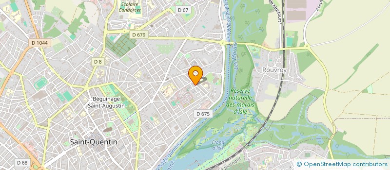 localisation de l'entreprise ESPACE-COMBLES à SAINT-QUENTIN