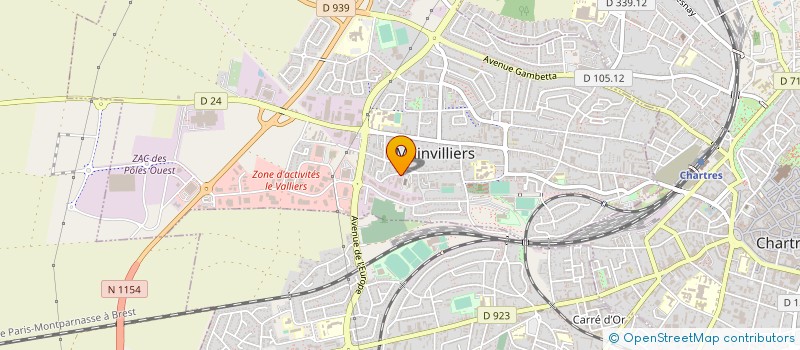 localisation de l'entreprise ESPACE COMBLES AMENAGEMENTS à MAINVILLIERS