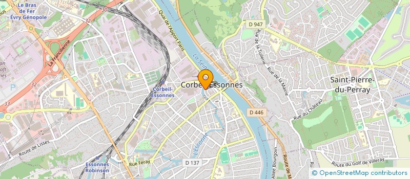 localisation de l'entreprise ESPACE COMMUN SCIENCE DEVELOP INTERCULT à CORBEIL-ESSONNES