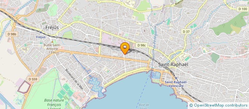 localisation de l'entreprise ESPACE COMMUNICATION à FREJUS