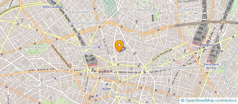 localisation de l'entreprise ESPACE COMPO TRINITE à PARIS