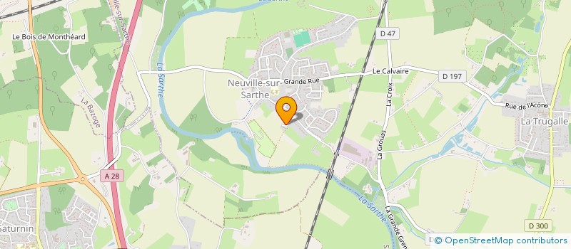 localisation de l'entreprise ESPACE CONCEPT à NEUVILLE-SUR-SARTHE