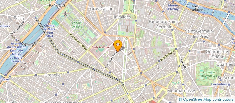 localisation de l'entreprise ESPACE CONCEPT à PARIS