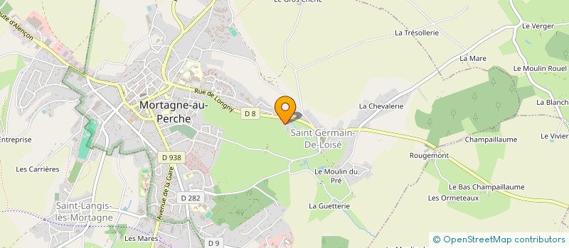 localisation de l'entreprise ESPACE CONCEPT à MORTAGNE-AU-PERCHE