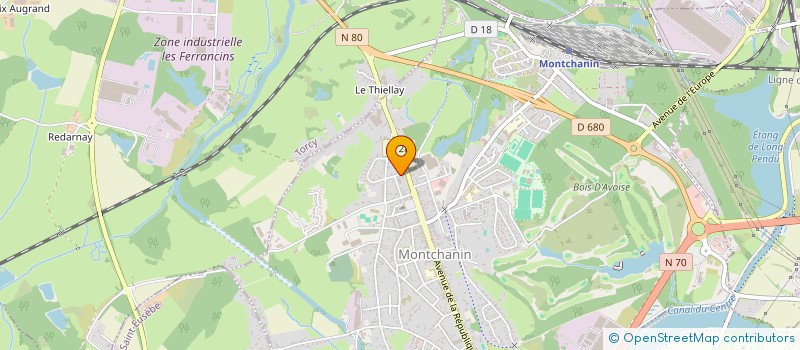 localisation de l'entreprise ESPACE CONCEPT  MONTCHANIN