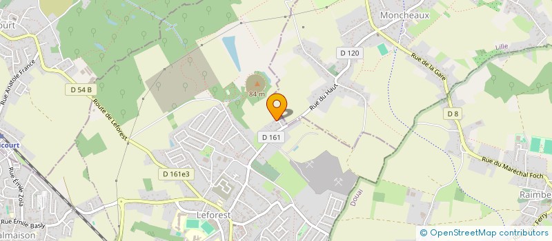 localisation de l'entreprise ESPACE CONCEPT HABITAT à LEFOREST