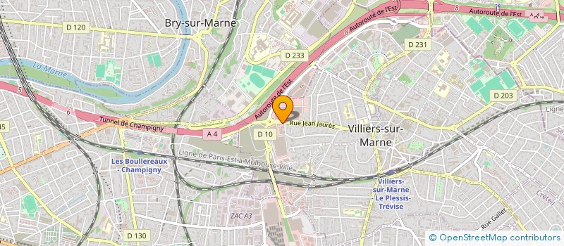 localisation de l'entreprise ESPACE CONCEPT INFORM EDITION VILLE FRAN  VILLIERS-SUR-MARNE