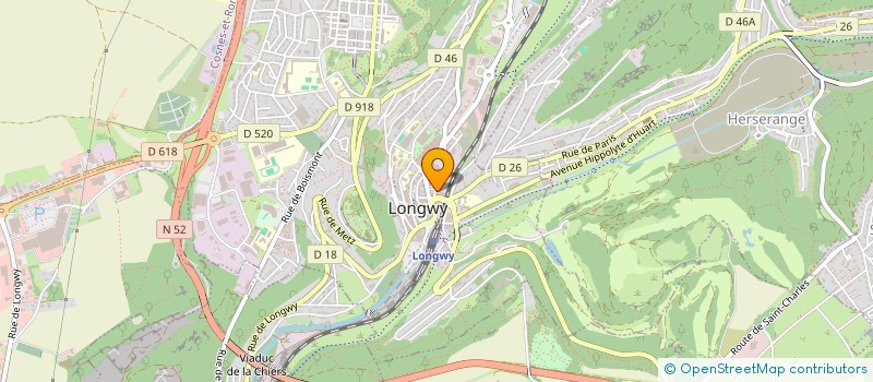 localisation de l'entreprise ESPACE CONCEPT SERVICES à LONGWY
